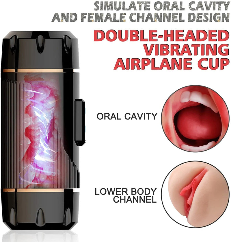 10 Vibrations Pussy Pocket Moaning Male Masturbator