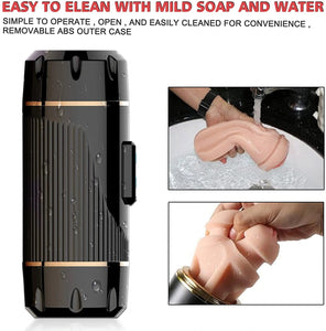 10 Vibrations Pussy Pocket Moaning Male Masturbator