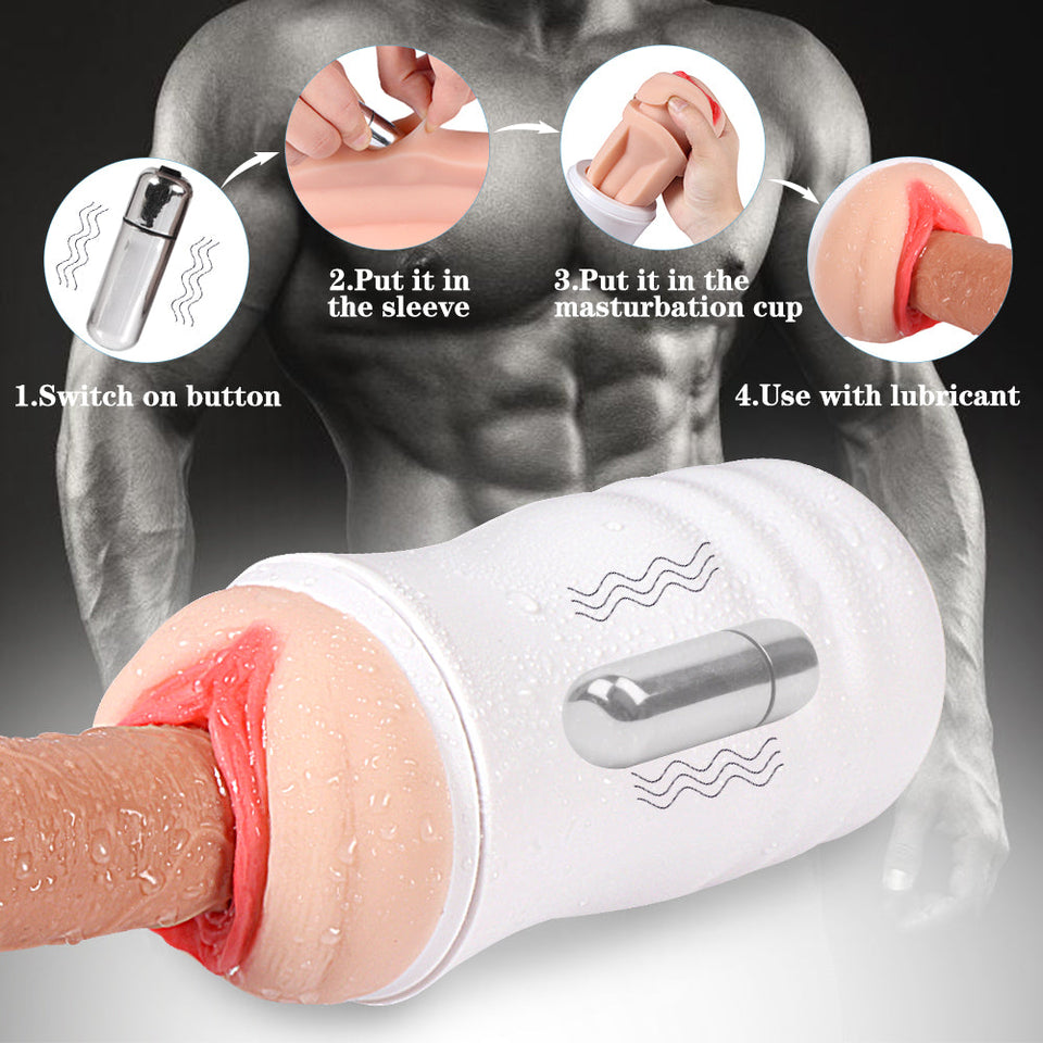 Mouth & Pussy Masturbator Automatic Stroker