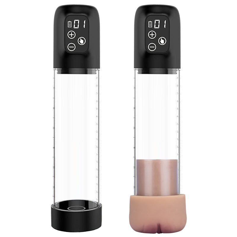 2 IN 1 LCD Automatic Male Masturbator Penis Pump