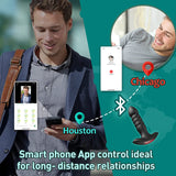 7 Thrusting & Vibrating Modes App Control Anal Plug Vibrator