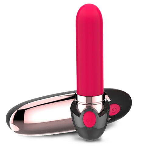 Lipstick Bullet Vibrator For Clit Stimulation With 10 Vibration Modes