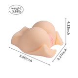 Portable Male Masturbator Plump Butt Kneeling Doll 6.17lb - Lilitha