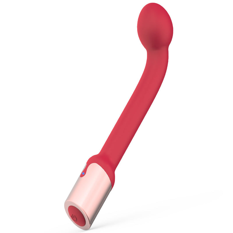 10 Powerful Vibration G-Spot Vibrat Massager with LED Light in Pink Red