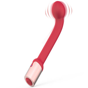10 Powerful Vibration G-Spot Vibrat Massager with LED Light in Pink Red