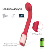 10 Powerful Vibration G-Spot Vibrat Massager with LED Light in Pink Red