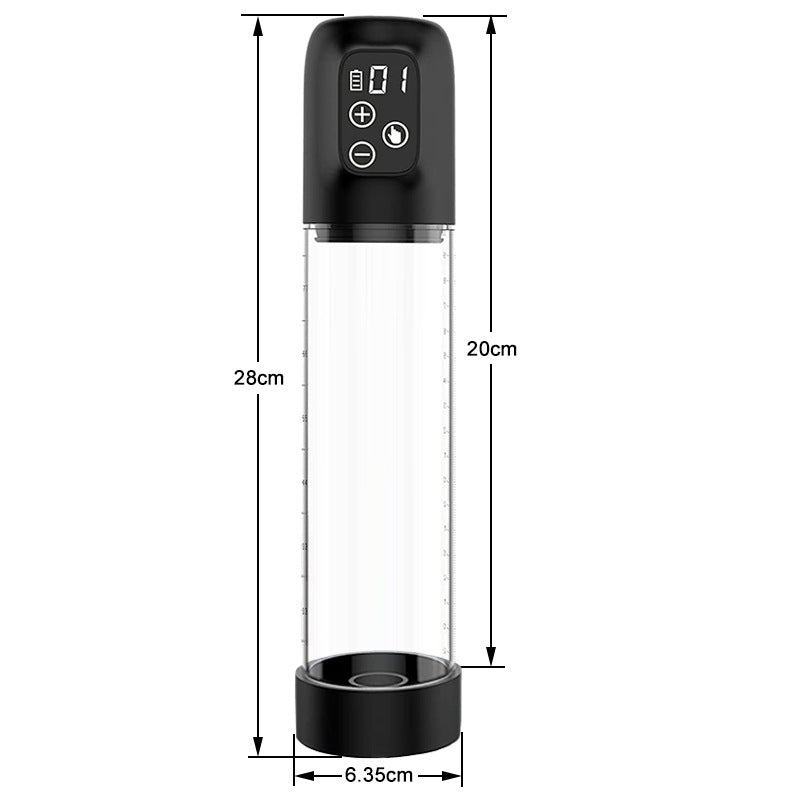 2 IN 1 LCD Automatic Male Masturbator Penis Pump