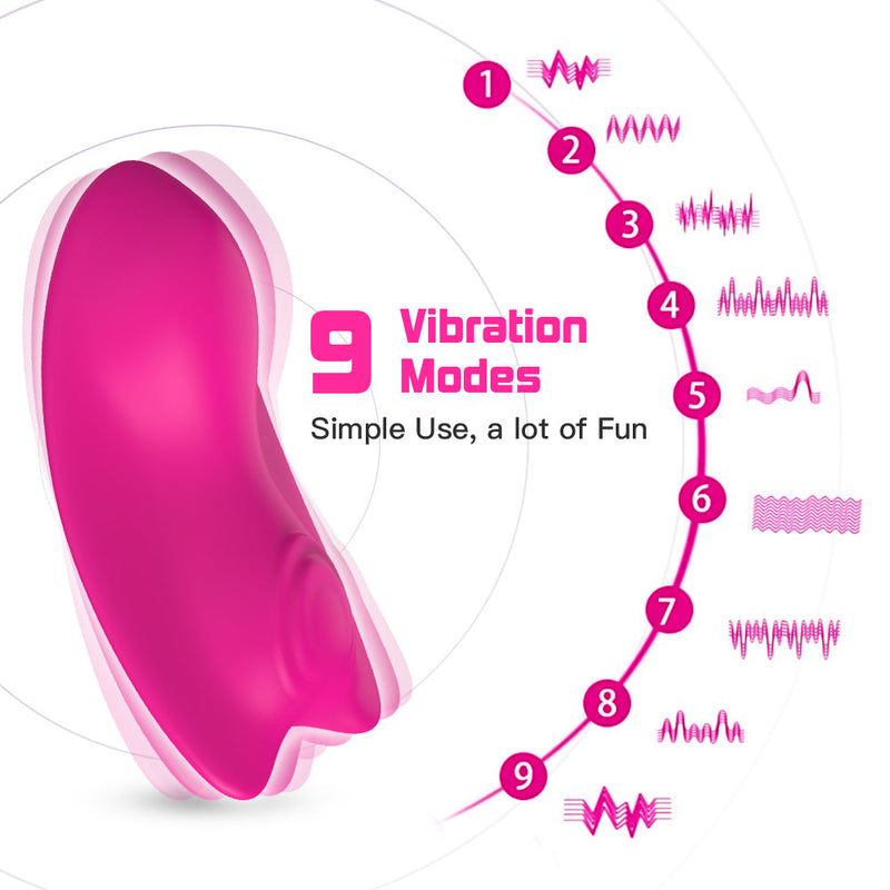 9 Powerful Vibration Mode Wearable Remote Control Vibrator