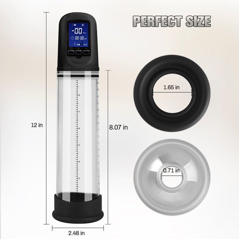 LCD Automatic Vacuum Penis Pump