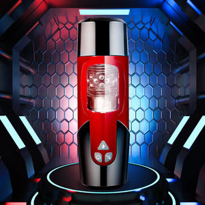 Ultra-realistic Automatic Multifunctional Masturbator - Red