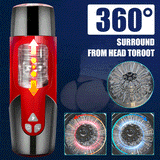 Ultra-realistic Automatic Multifunctional Masturbator - Red